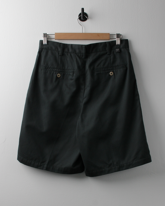 00s Nike Pleated Dark Green Shorts with Tags (30W)