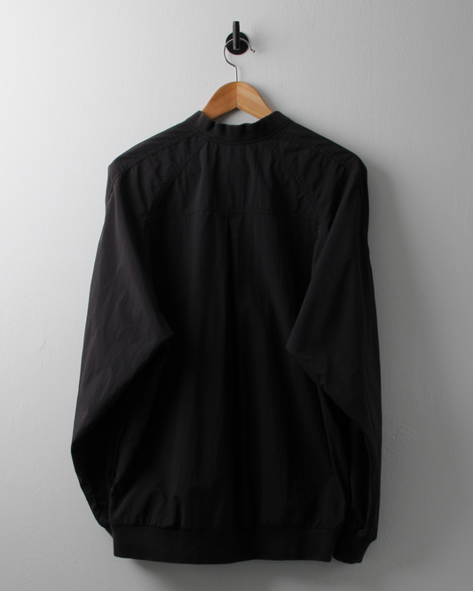 90s Nike Black Quarter Snap Windbreaker (S)