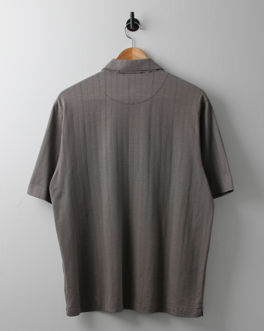 00s Nike Tiger Woods Black Striped Polo (M)
