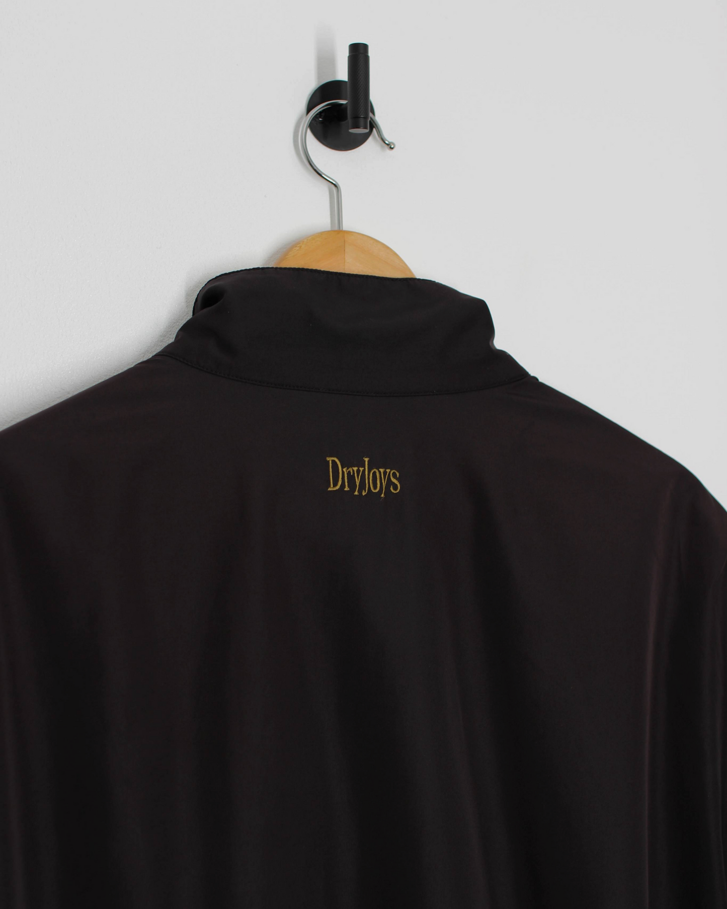 90s FootJoy DryJoys Black Quarter Zip Jacket (L)