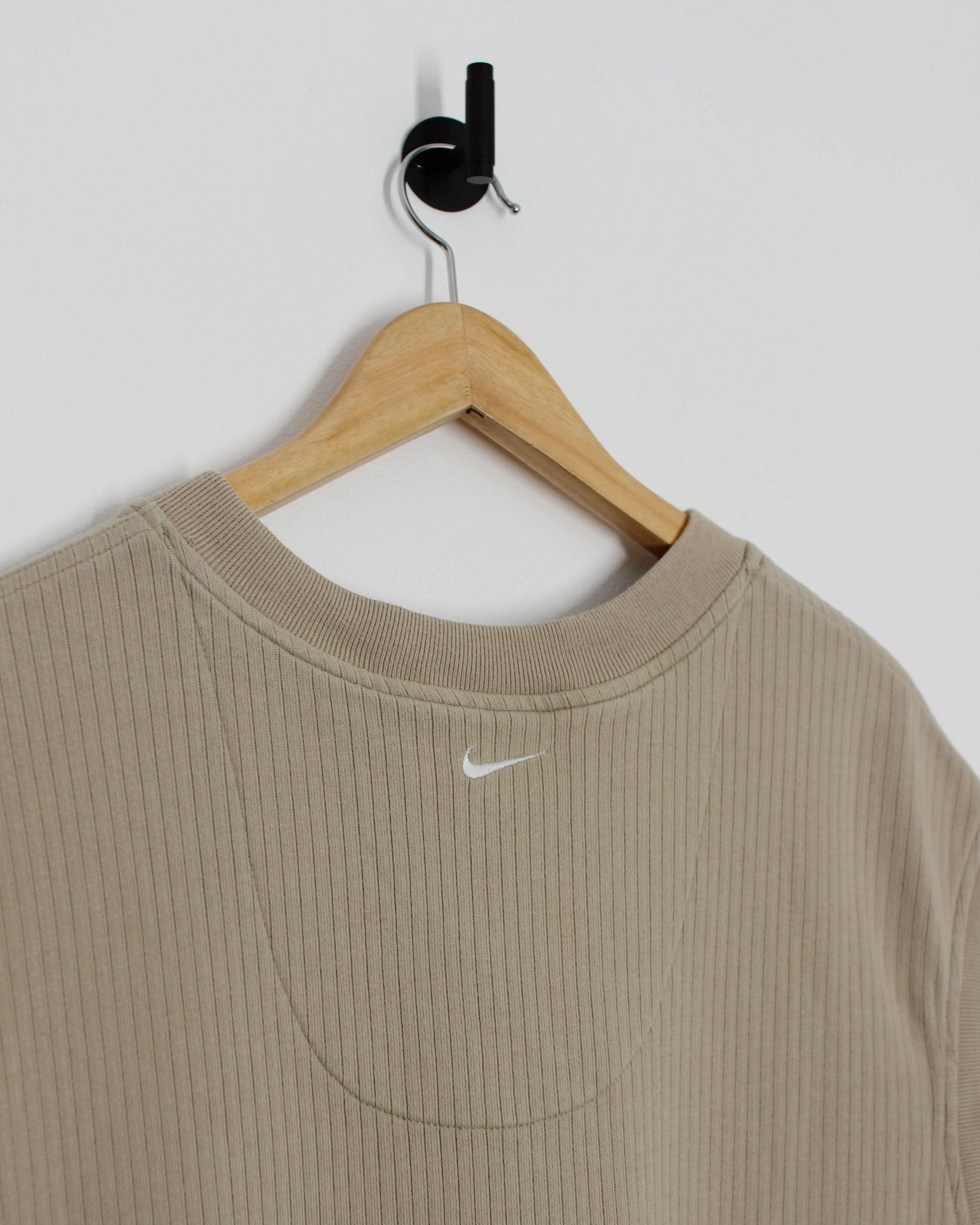 00s Nike Light Brown Ribbed Golf Vest (XL)