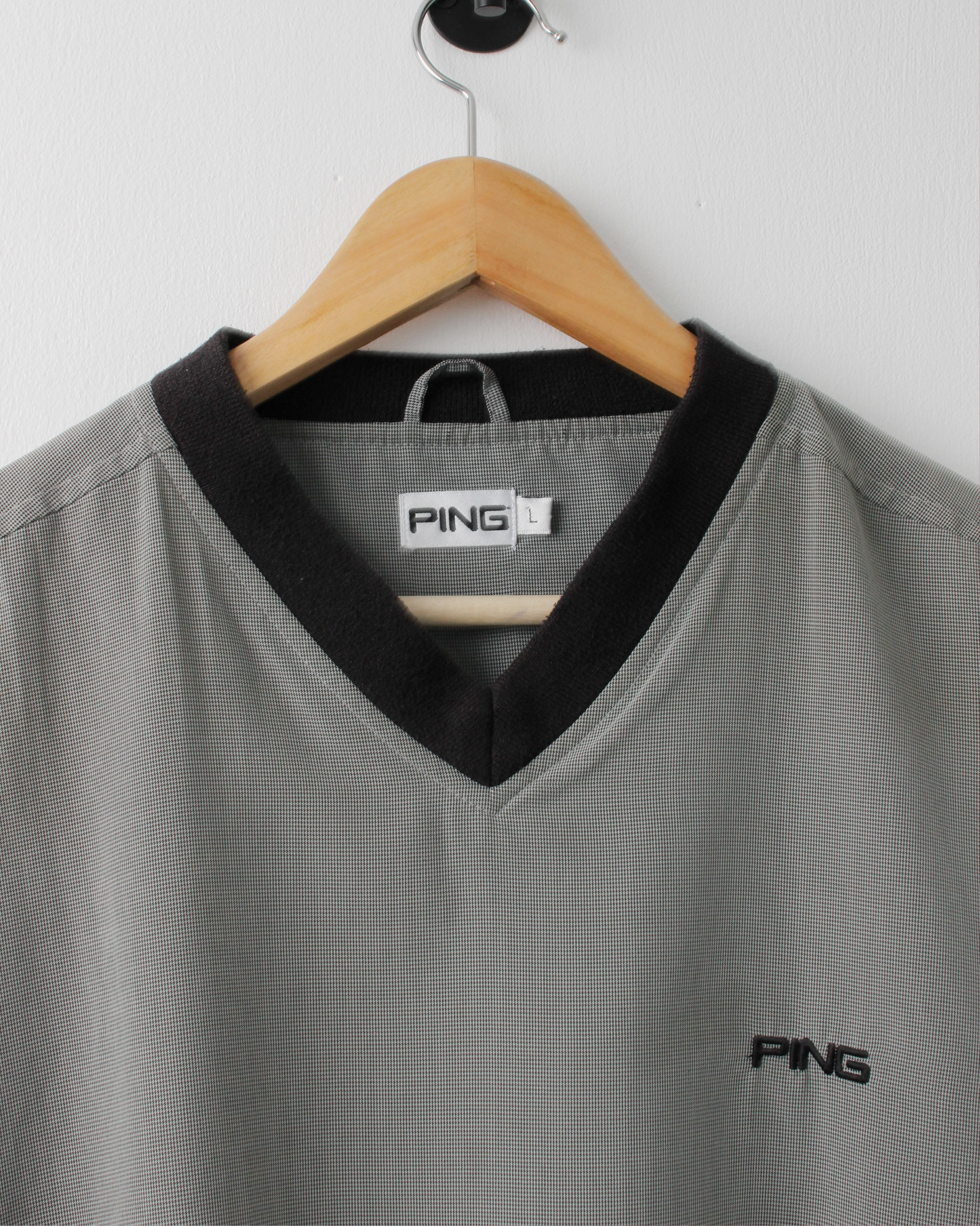 00s Ping Micro Pattern Windbreaker (L)
