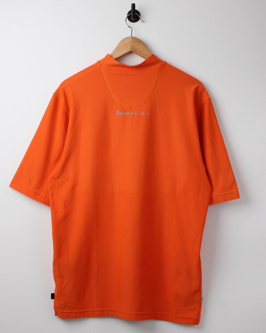 00s Nike Bueno Golf Orange Dri-Fit Mock Neck (L)