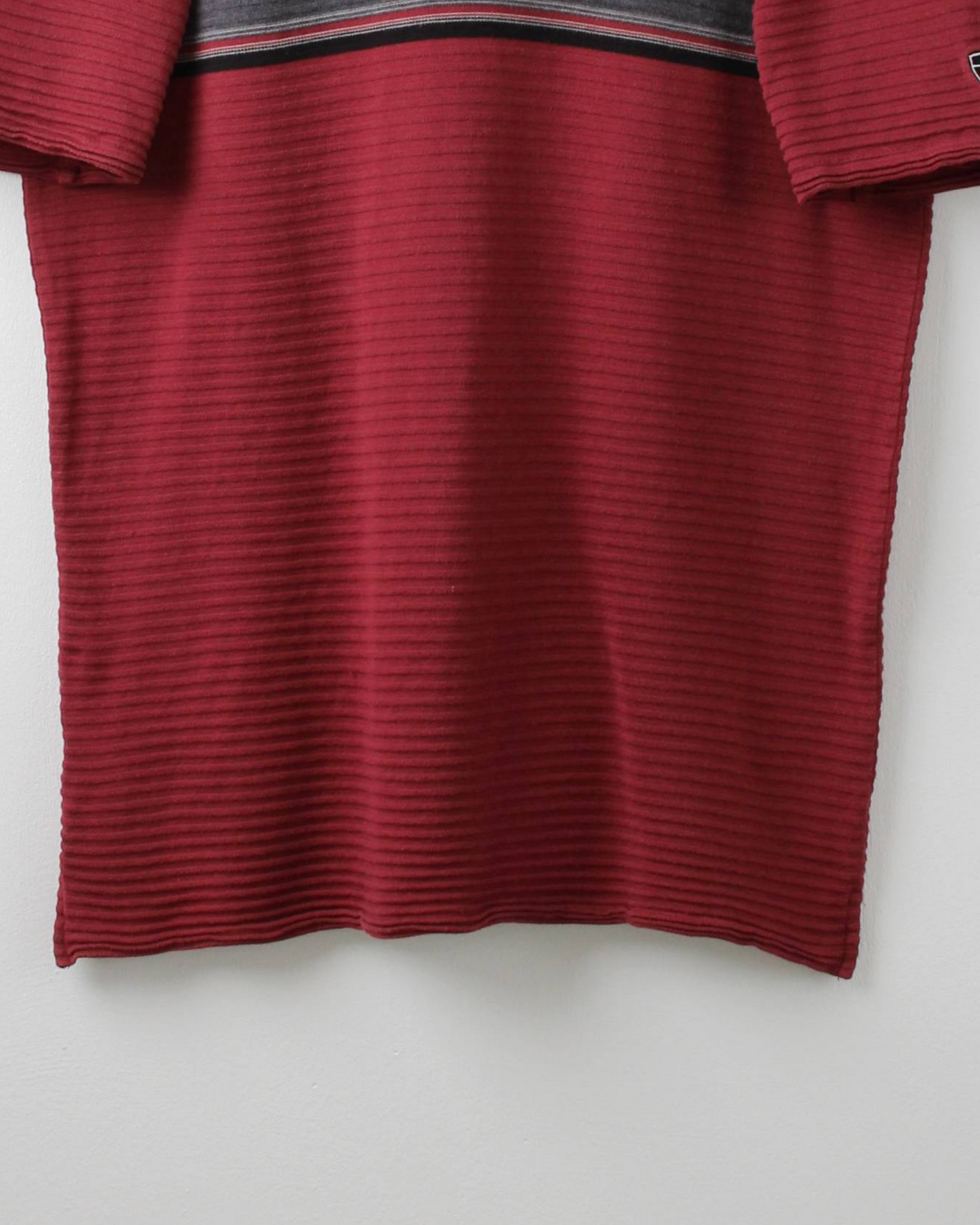 00s Nike Tiger Woods Burgundy Ribbed Polo (S)