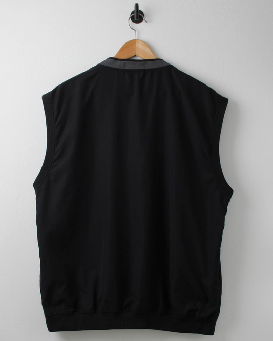 00s Ashworth Black & Grey Golf Vest (XL)