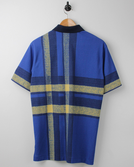 90s Masters Blue & Yellow Polo (S)