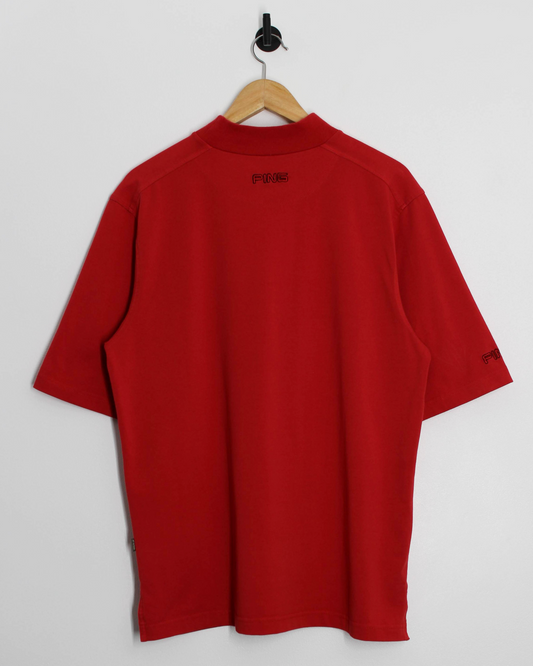 00s Ping Red Mock Neck (L)