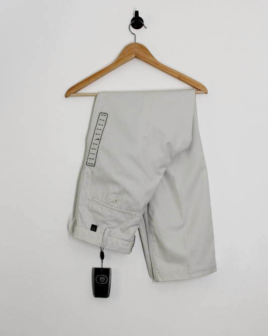 00s Nike Baggy Cream Pleated Trousers with Tags (30W 30L)