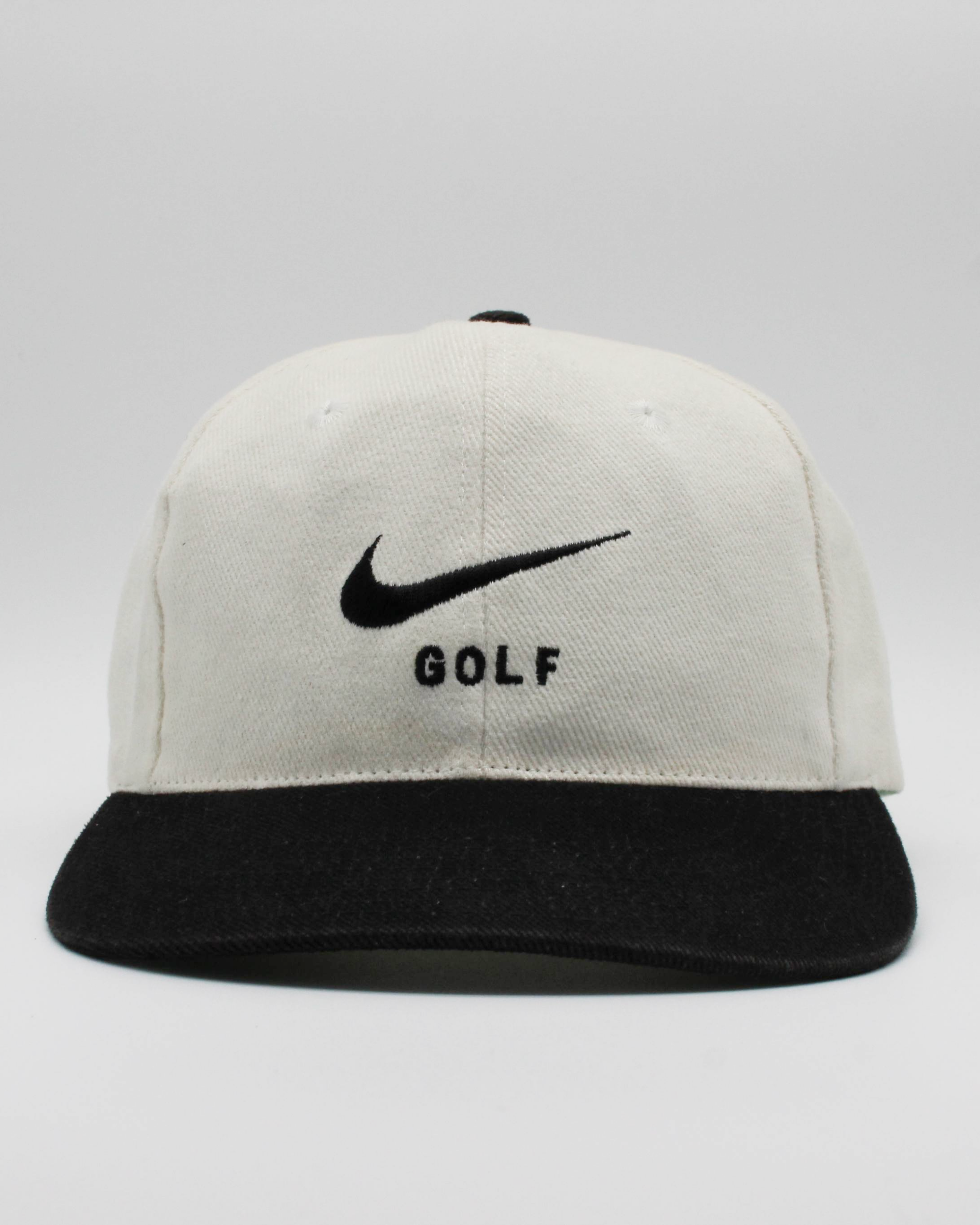 90s Nike Golf Black & White Swoosh Cap – Generation Mulligan