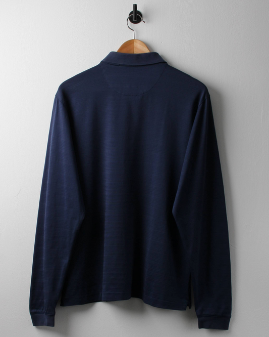 00s Nike Tiger Woods Navy Long Sleeve Polo (M)
