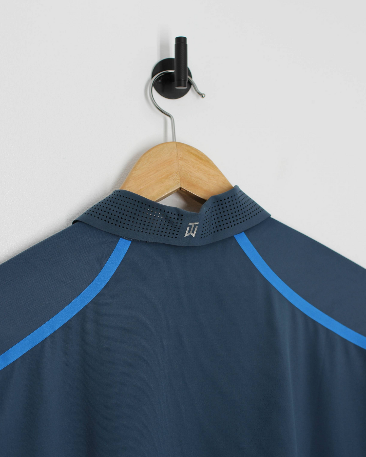 00s Nike Tiger Woods Blue Dri-Fit Polo-Shirt (XL)