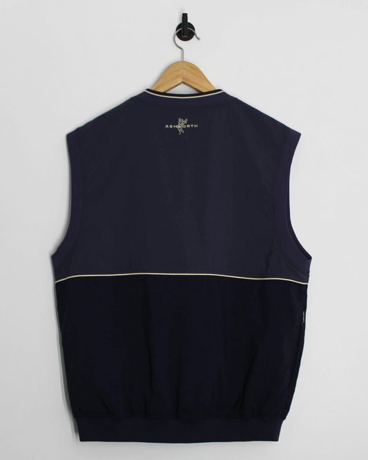 00s Ashworth Purple/Navy Golf Vest (M)