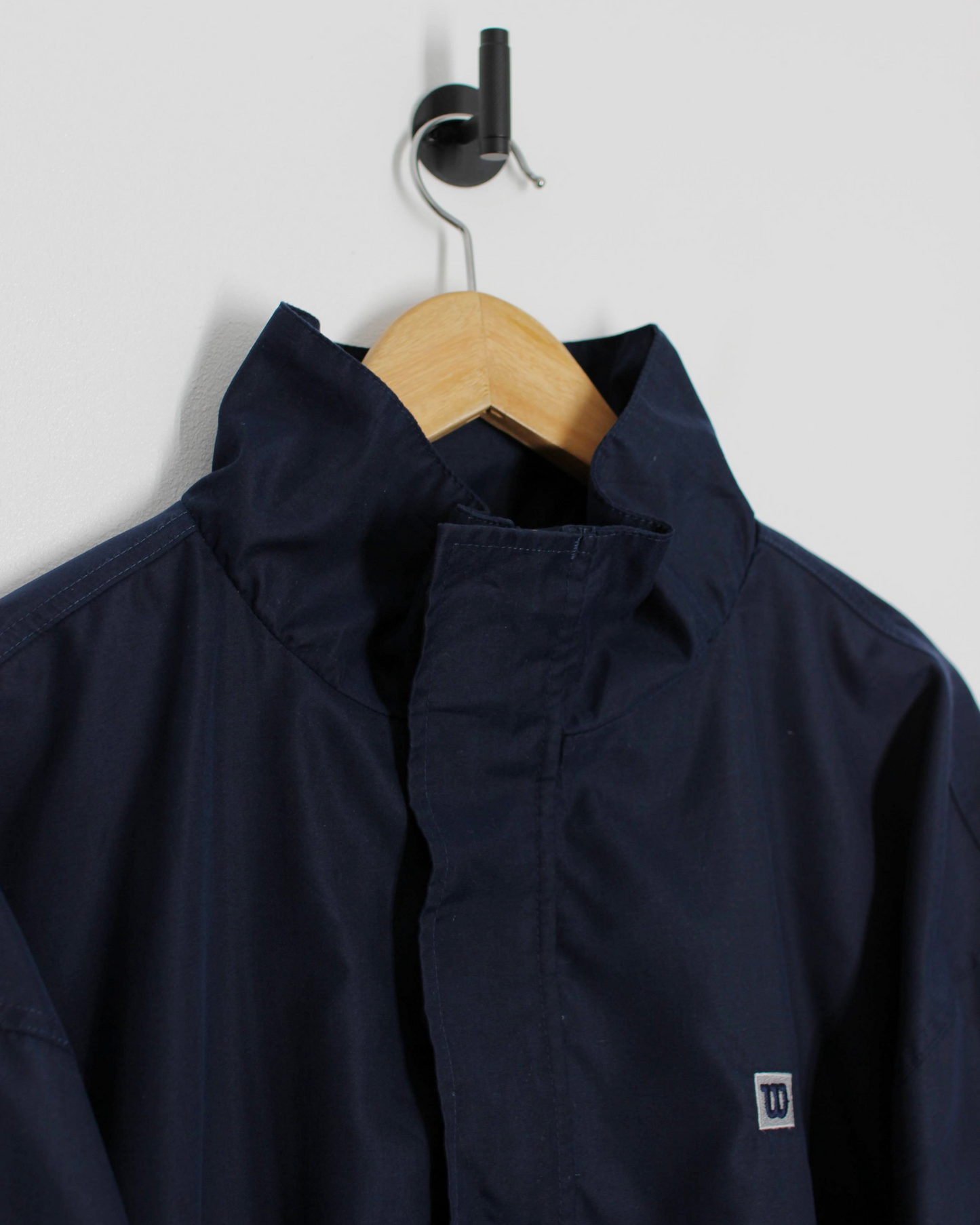 00s Wilson Navy Short Sleeve Windbreaker (L)