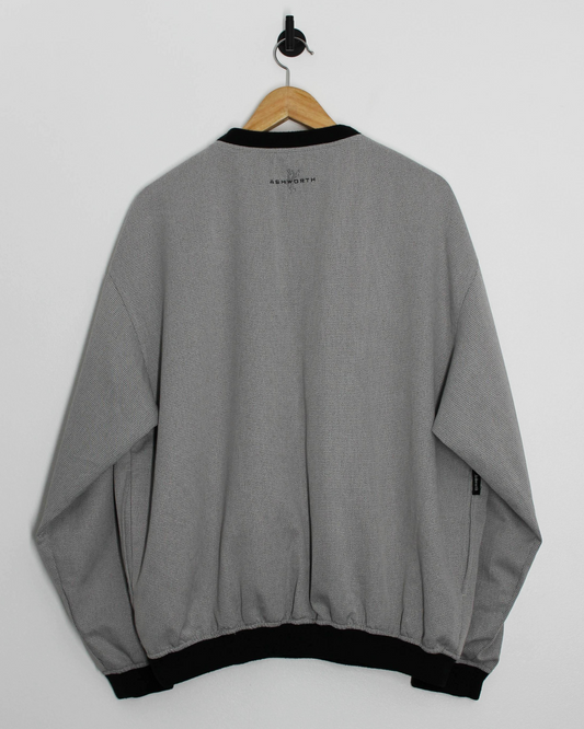 90s Ashworth Grey/Black Windbreaker (L)