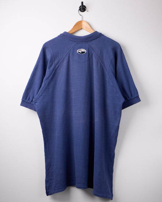 90s Nike Tiger Woods Yin Yang Navy Buttonless Polo (XL)