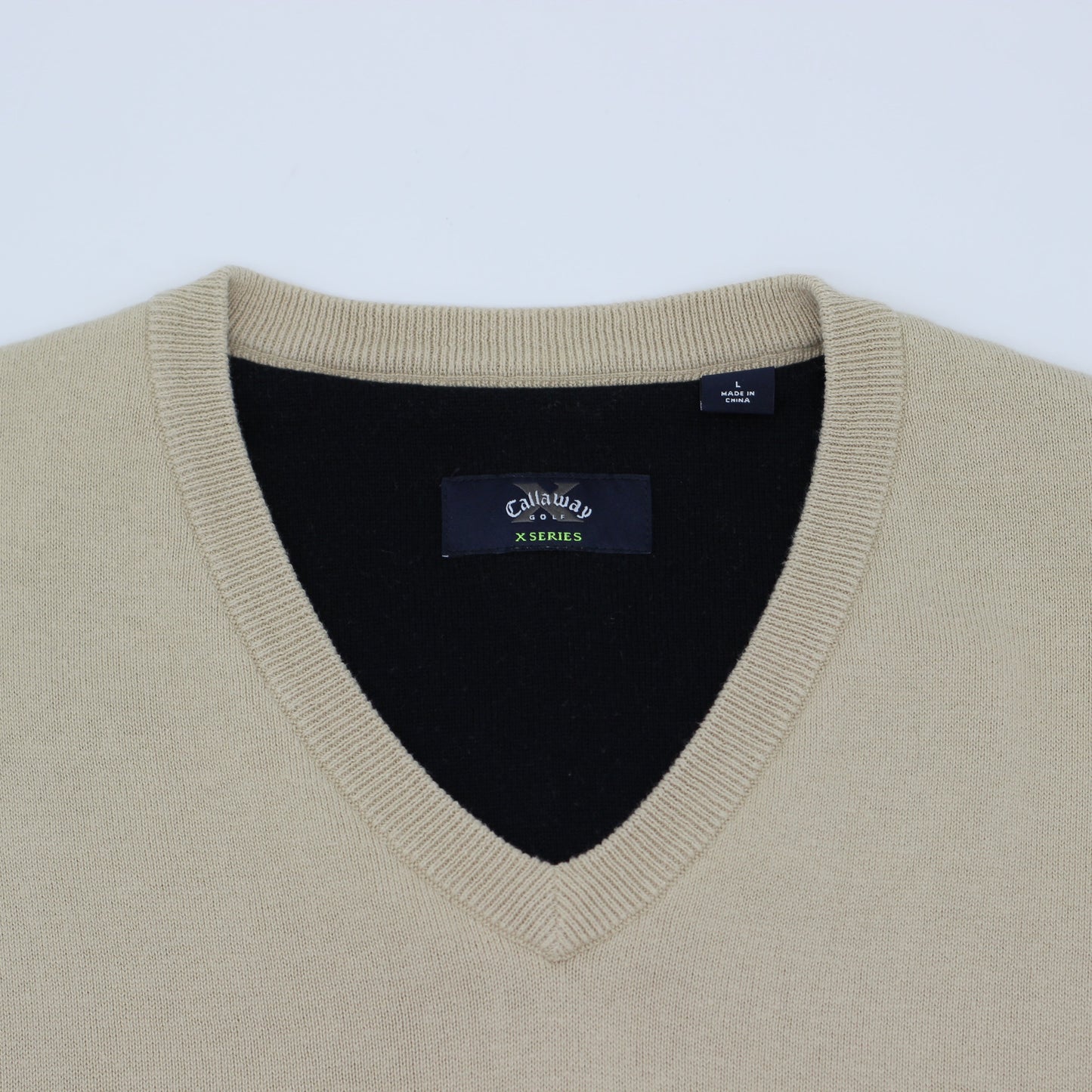 Callaway X Series Beige Golf Vest (L)