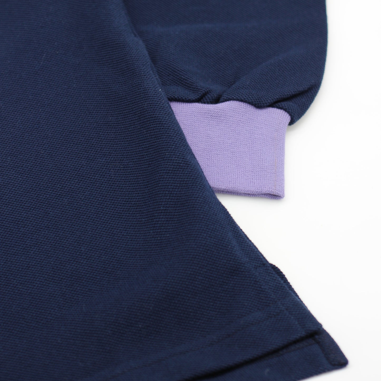 Maxfli Long Sleeve Navy/Purple Polo-Shirt (M)