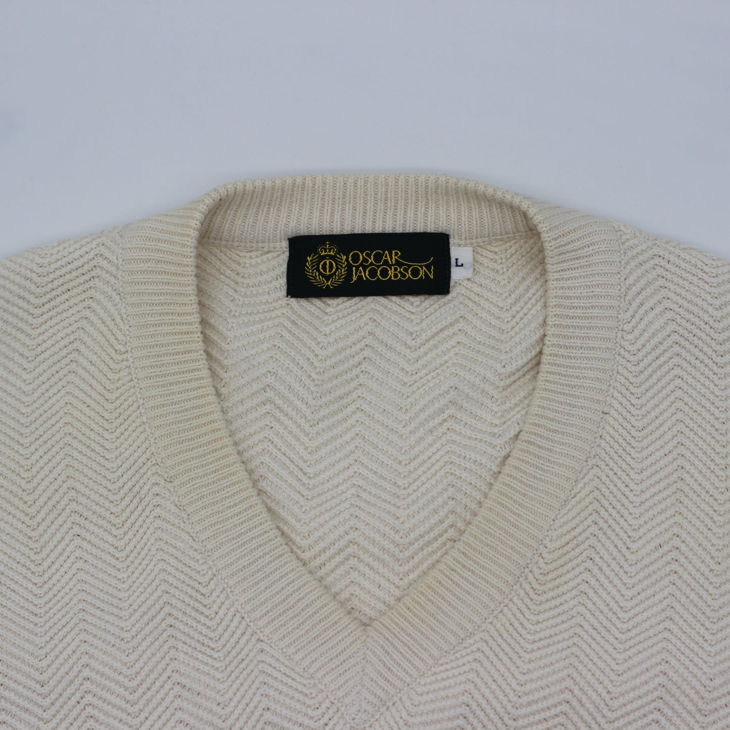 Oscar Jacobson 1997 Ryder Cup Beige Golf Vest (L)