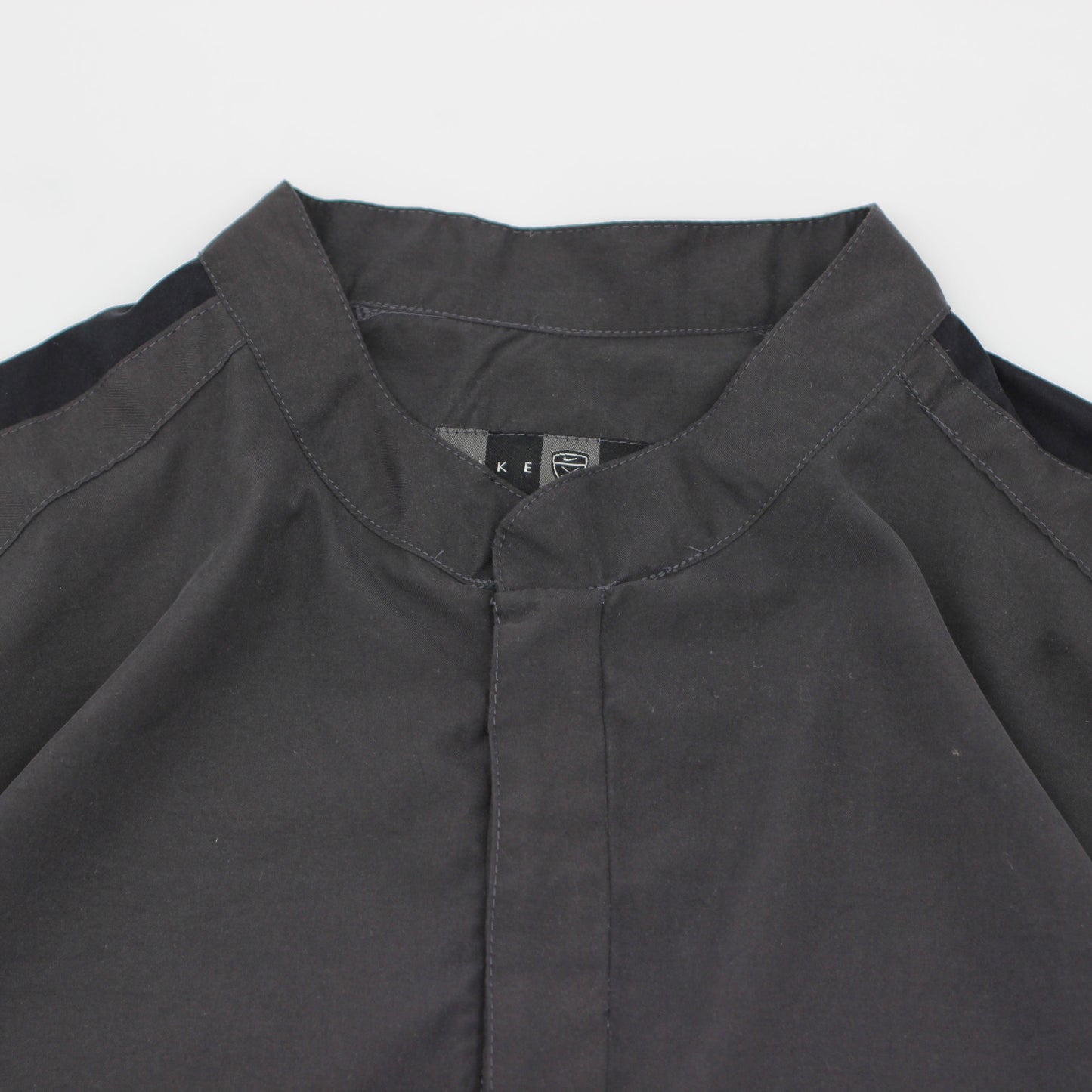 Nike Grey/Black Quarter Zip Windbreaker (XL)