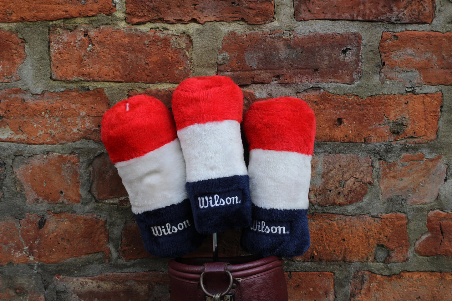Wilson Blue/White/Red #3 Headcover (3 Wood or Hybrid)