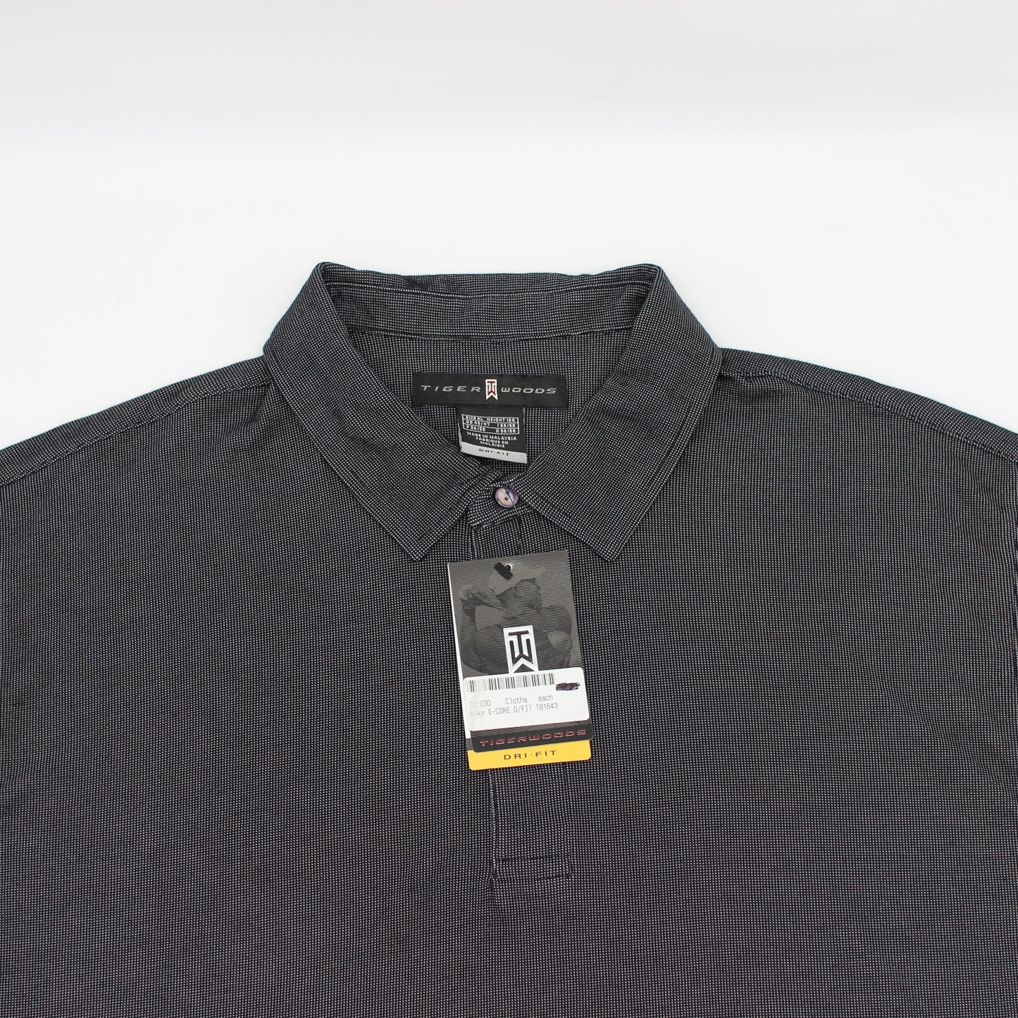 Nike Tiger Woods Grey Polo-Shirt with Tags (XL)
