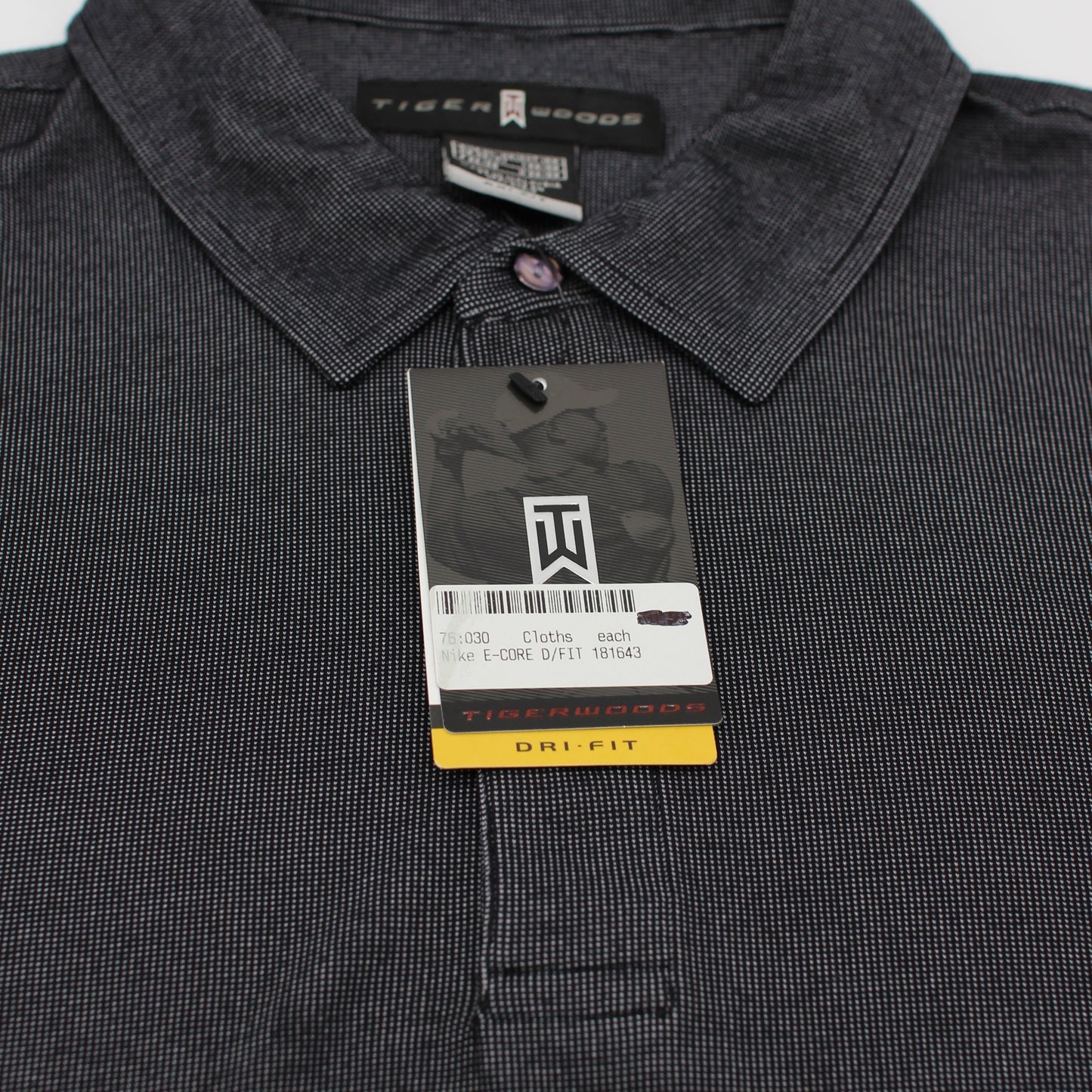 Nike Tiger Woods Grey Polo-Shirt with Tags (XL)