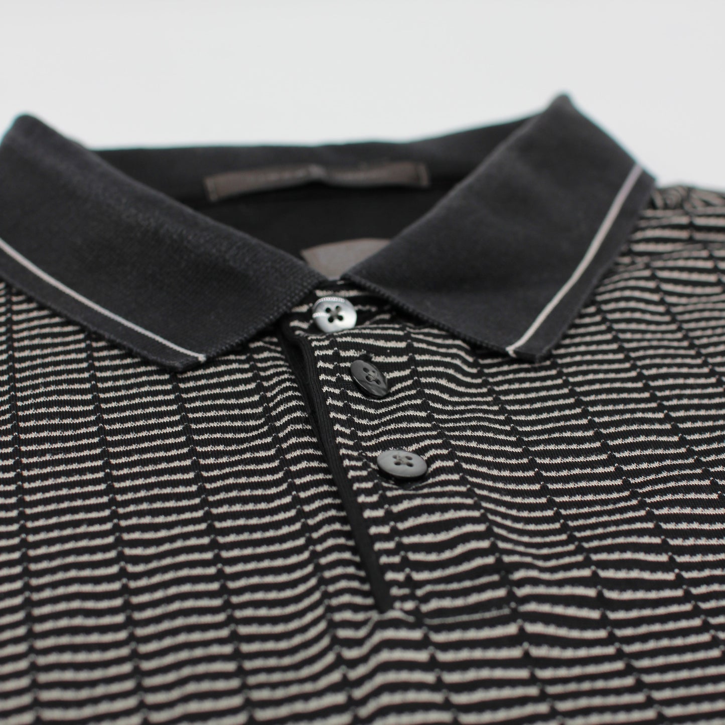 Nike Tiger Woods Black/White Abstract Polo-Shirt (M)
