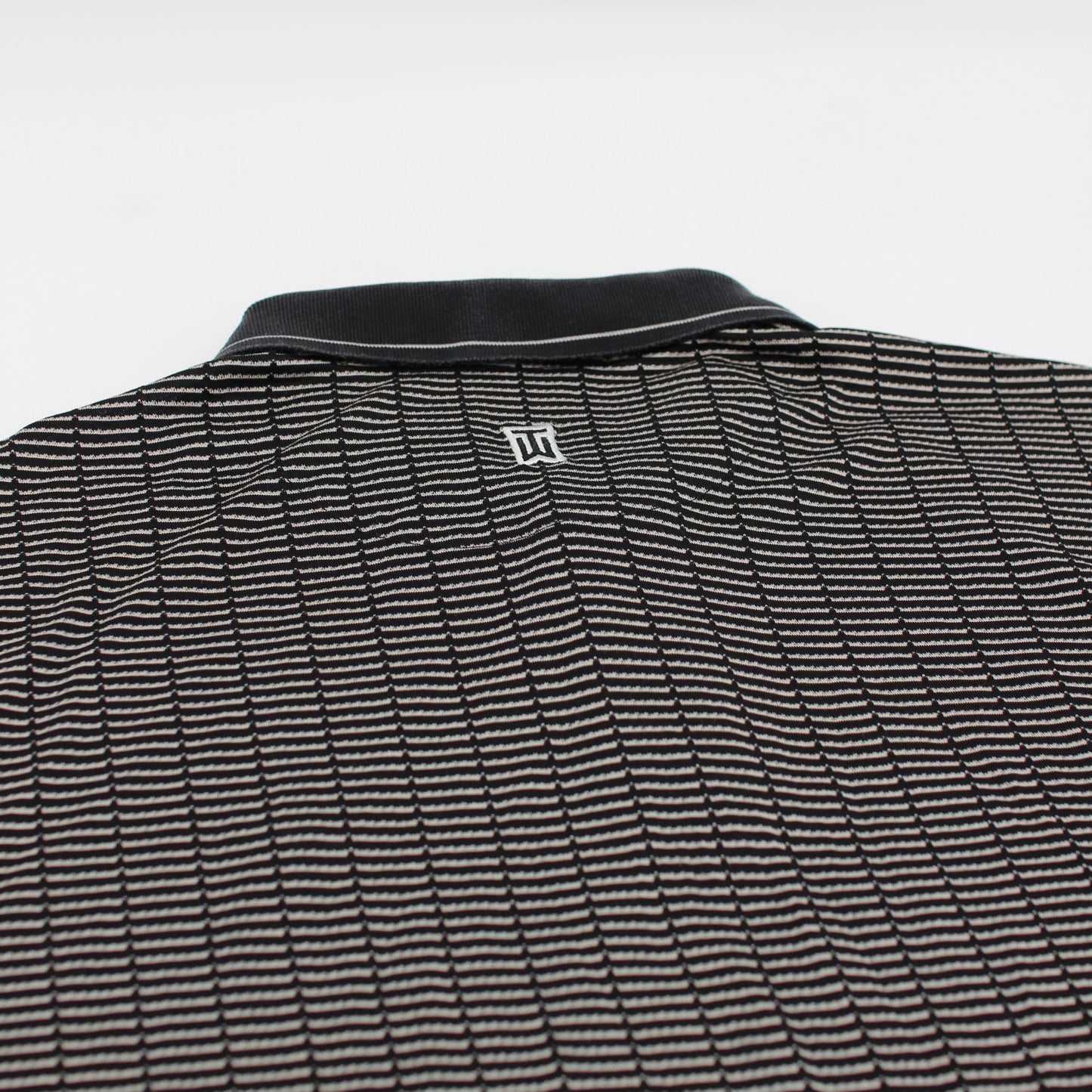 Nike Tiger Woods Black/White Abstract Polo-Shirt (M)