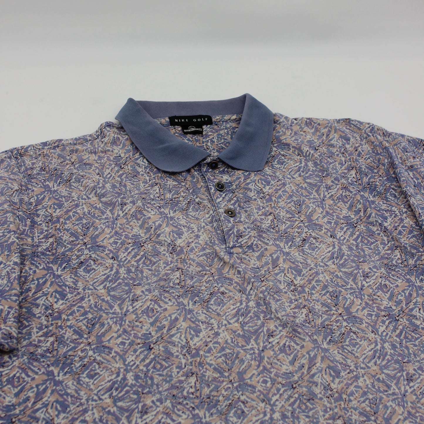 Nike Abstract Purple/Blue Camo Polo-Shirt (L)