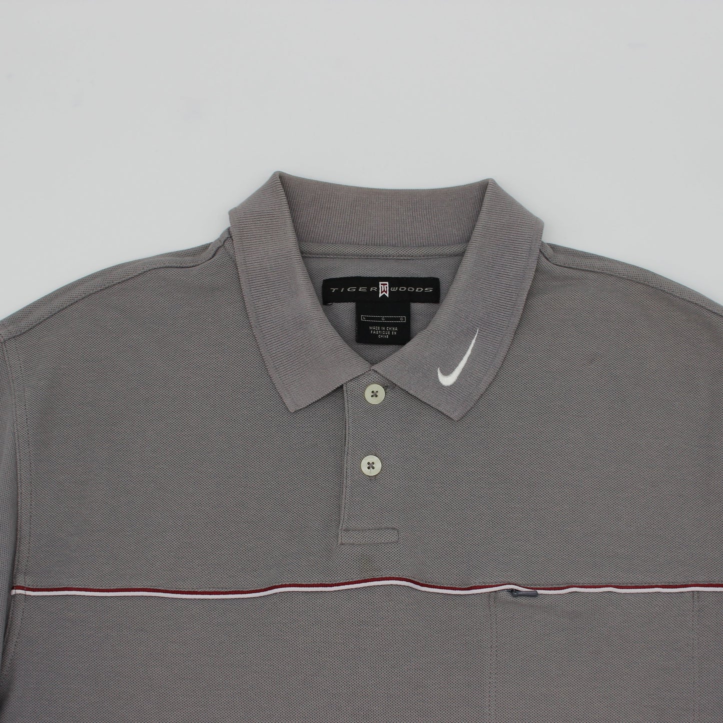 Nike Tiger Woods Grey Polo-Shirt (L)
