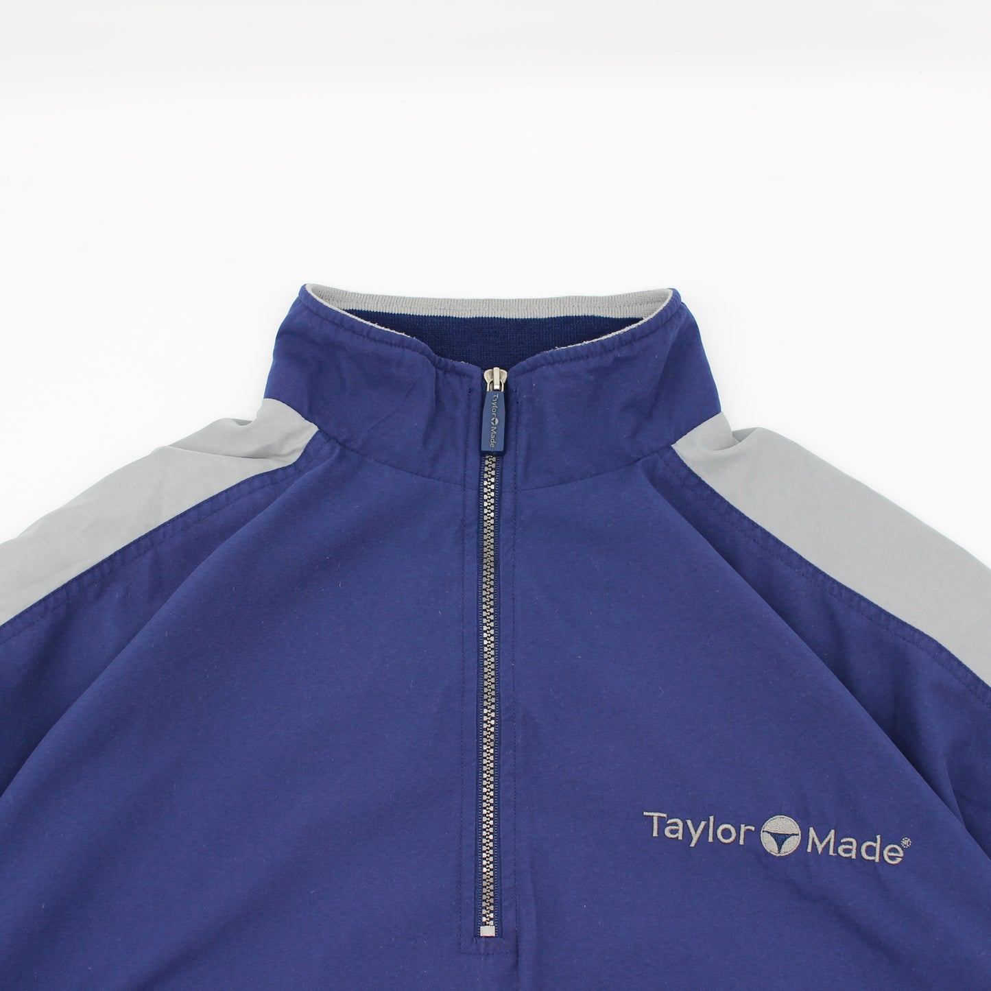 TaylorMade Navy/Grey Quarter Zip Windbreaker (L)