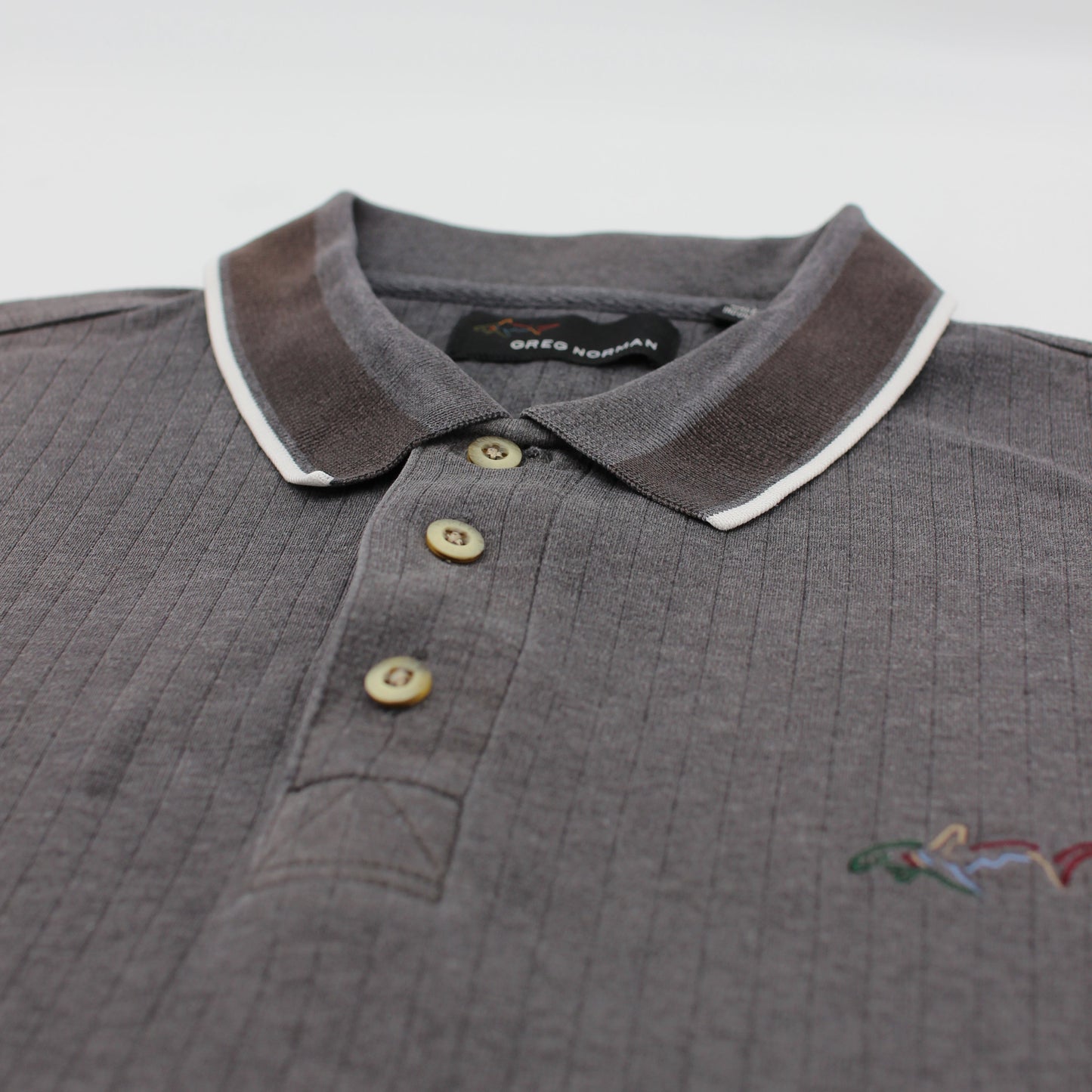 Greg Norman Grey Polo-Shirt (XL)
