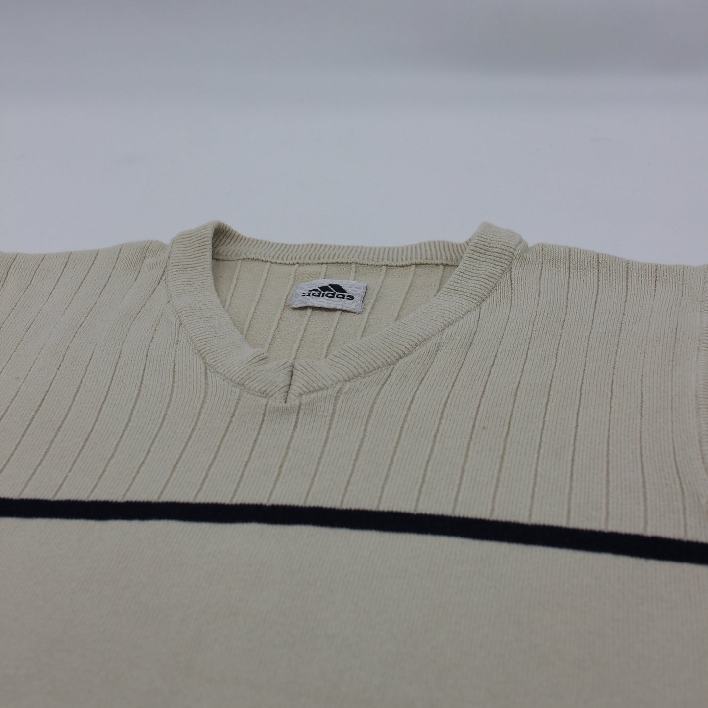 Adidas Beige/Black Golf Vest (S)