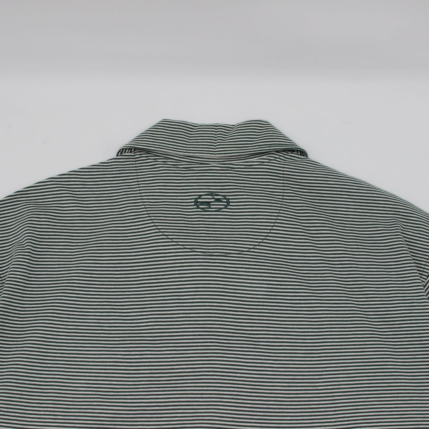 Nike Tiger Woods Yin Yang Green/White Striped Polo-Shirt with Tags (XL)