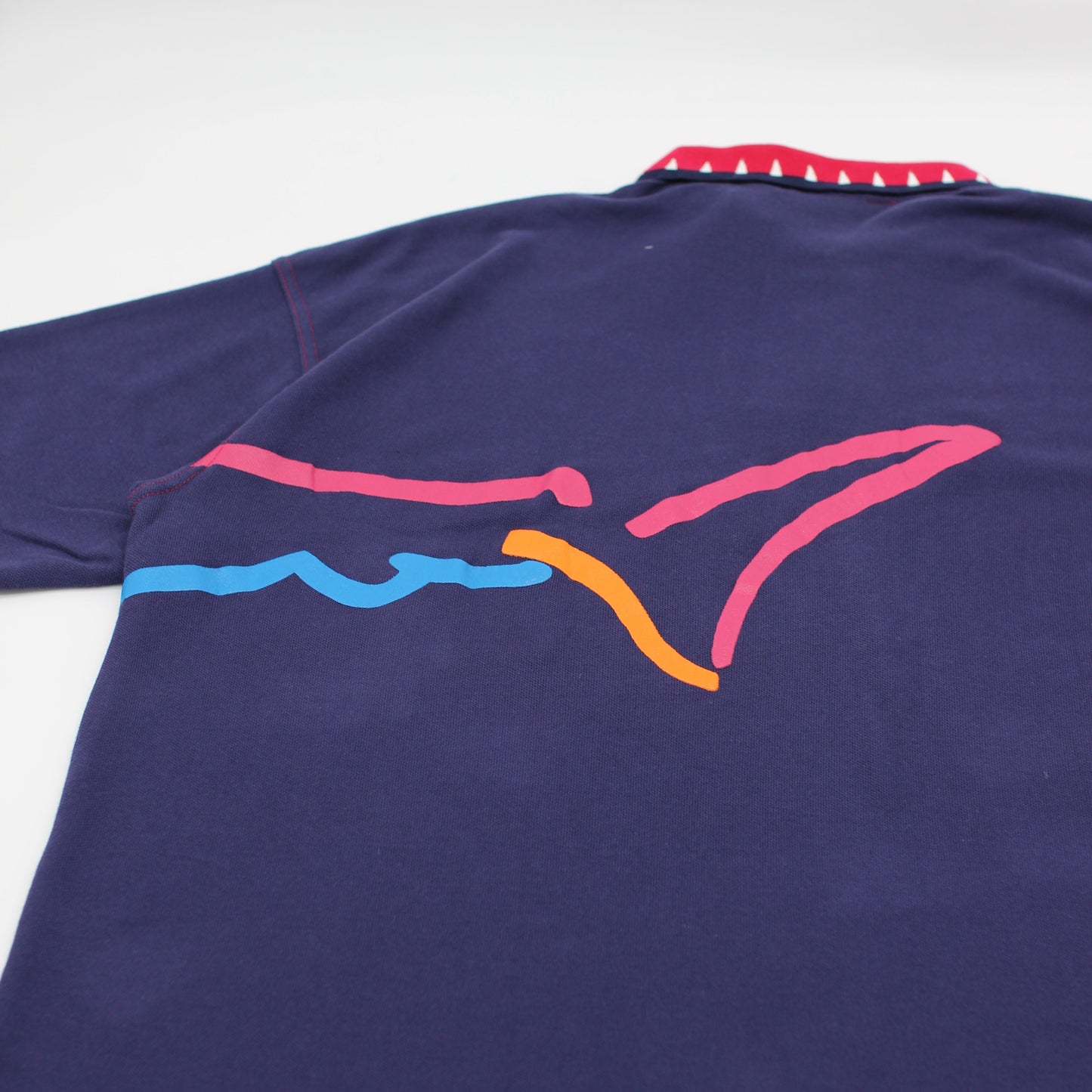 Greg Norman Red Shark Graphic Polo-Shirt with Tags (L)