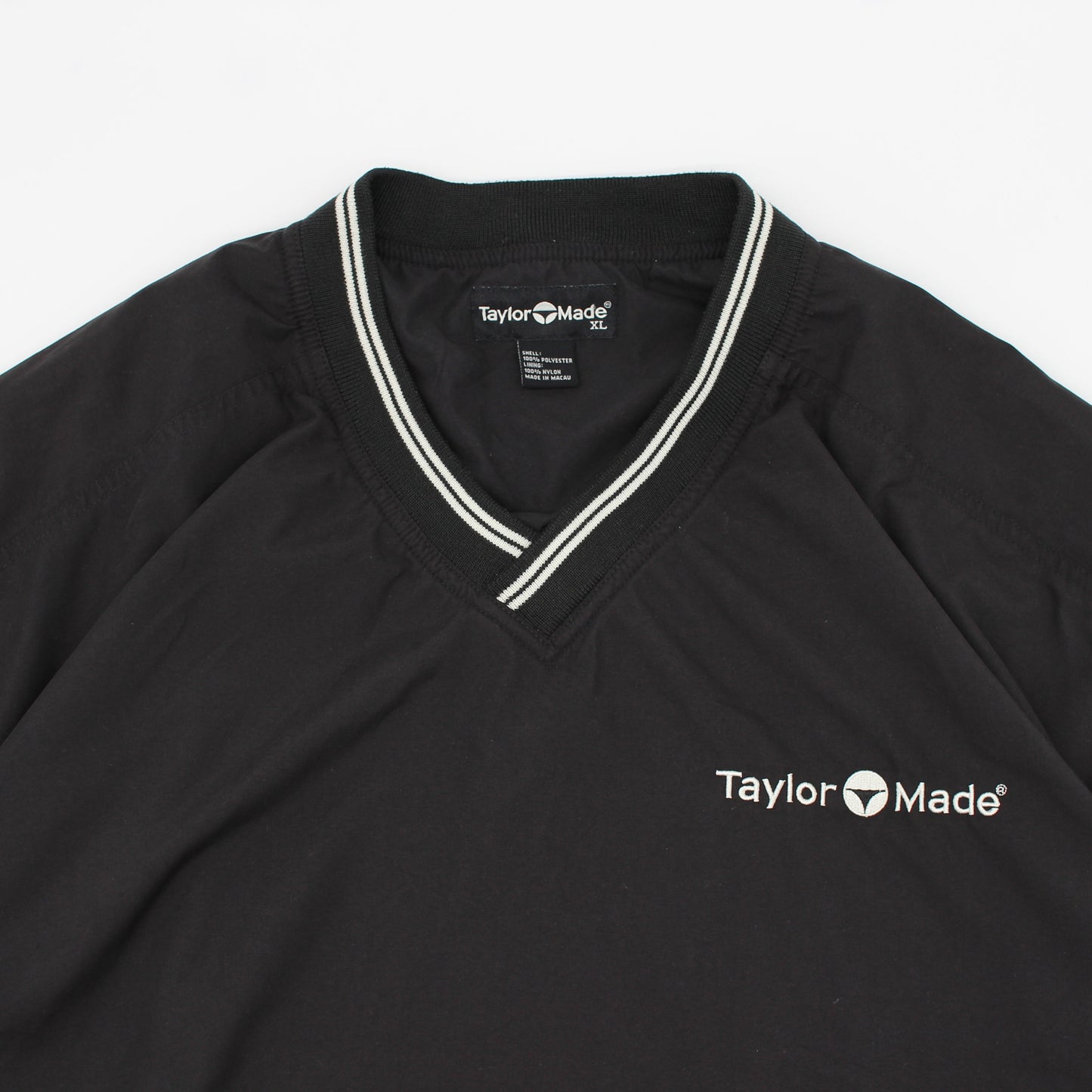 TaylorMade Black/White Windbreaker (XL)