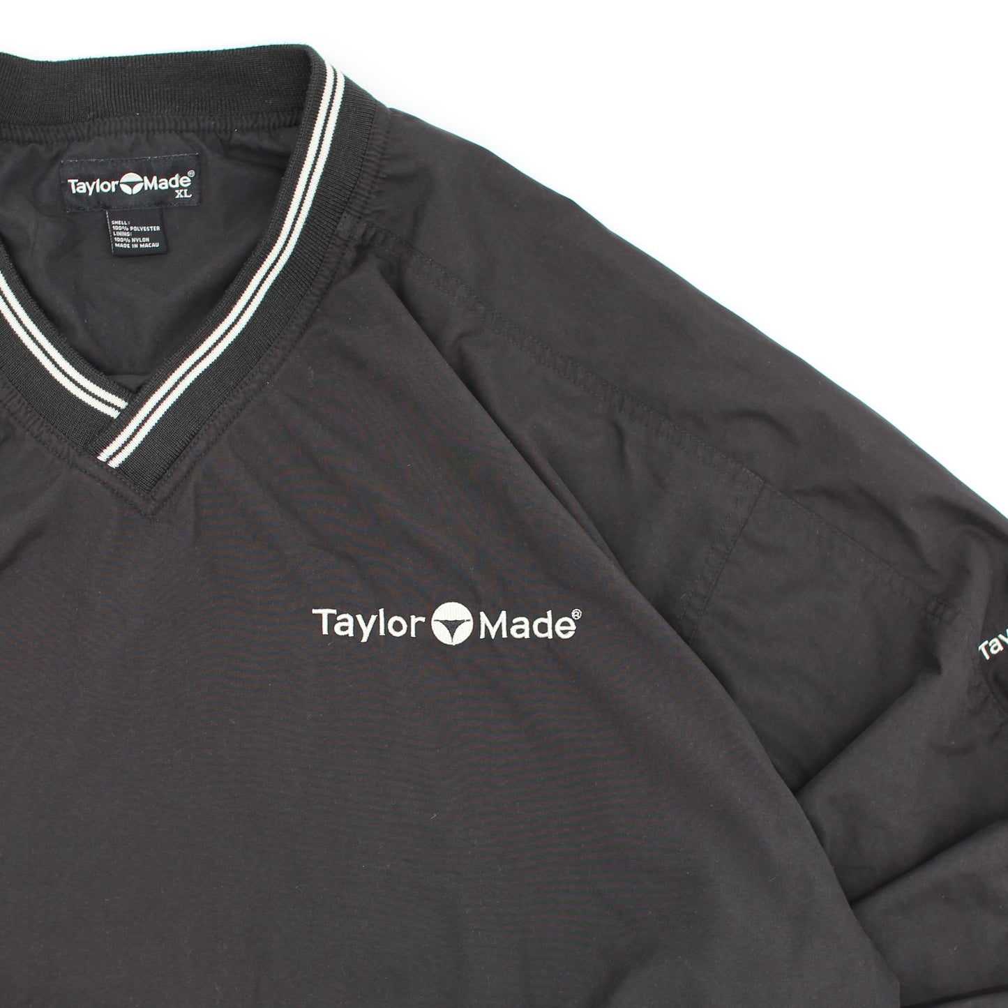 TaylorMade Black/White Windbreaker (XL)