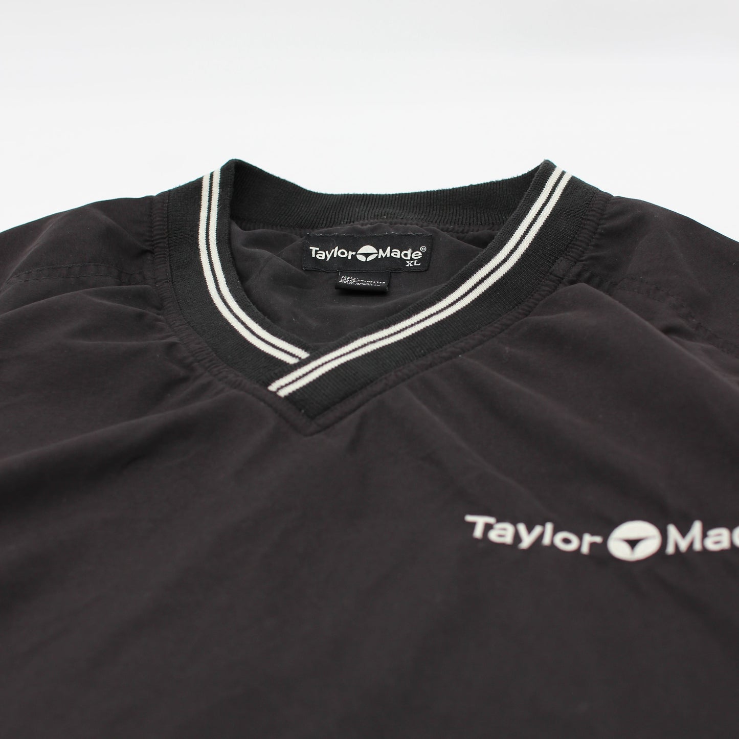 TaylorMade Black/White Windbreaker (XL)