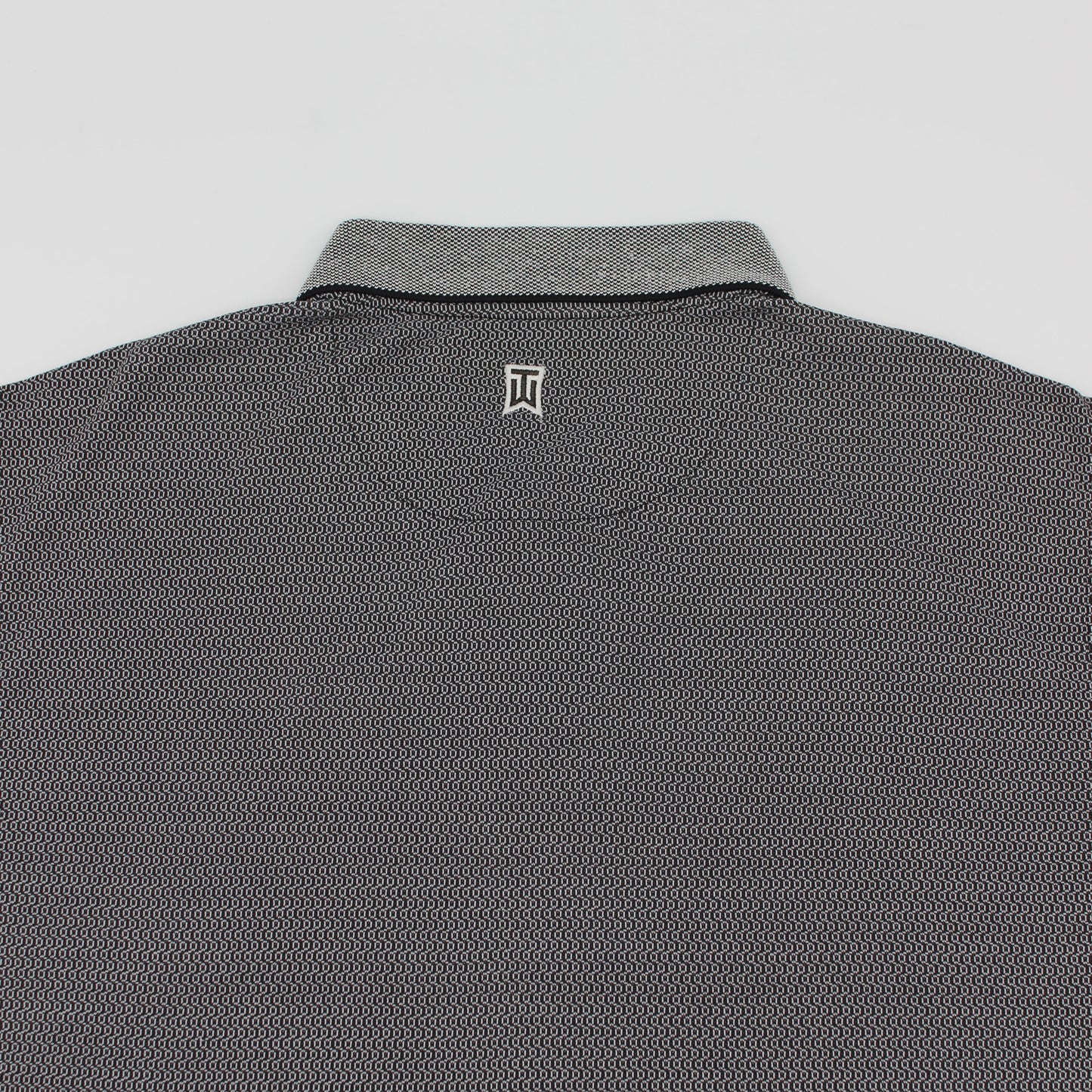 Nike Tiger Woods Black/Grey Patterned Polo-Shirt (XL)