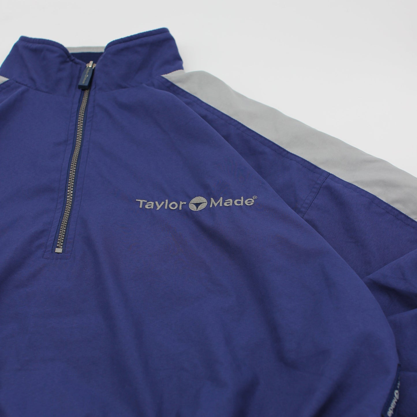 Taylormade Blue/Grey Quarter Zip Windbreaker (M)