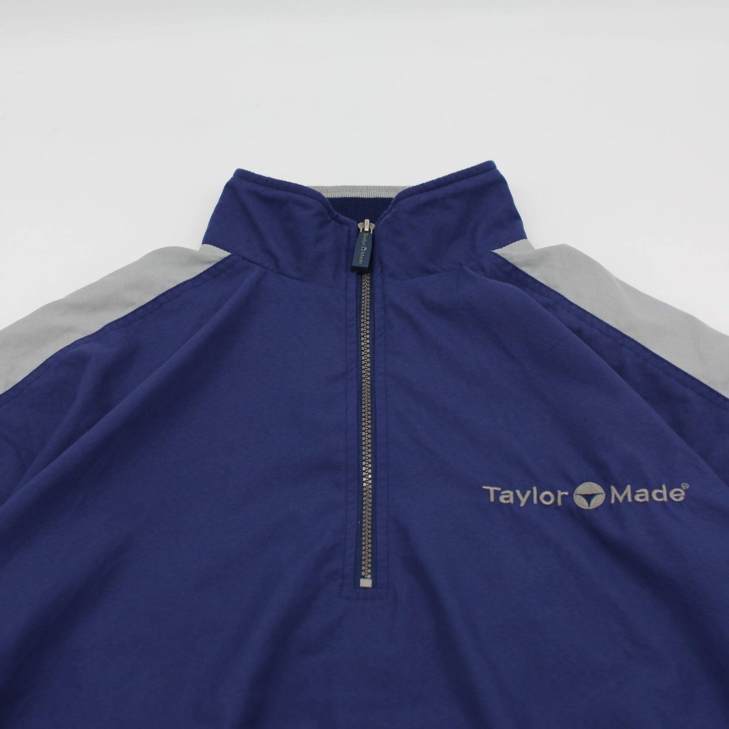 Taylormade Blue/Grey Quarter Zip Windbreaker (M)