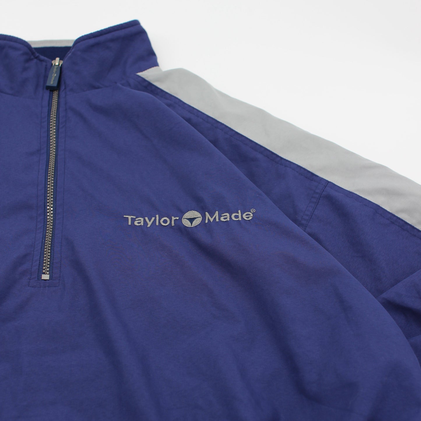 Taylormade Blue/Grey Quarter Zip Windbreaker (M)