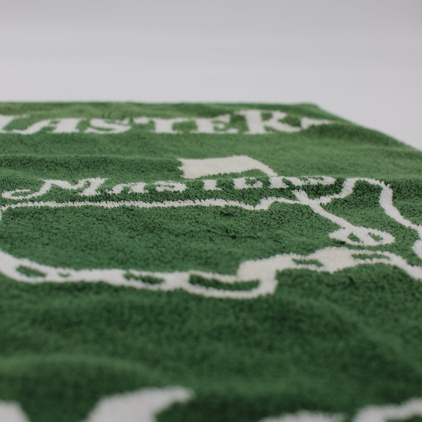 Masters Green/White Golf Towel