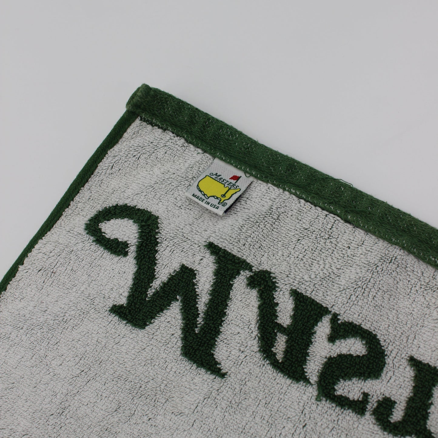 Masters Green/White Golf Towel