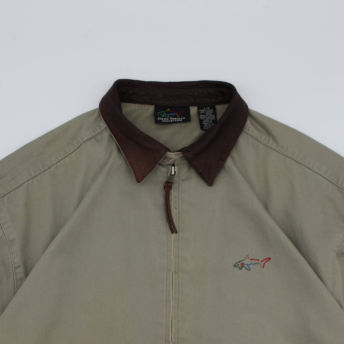 Greg Norman Brown Work Wear Style Jacket (L)