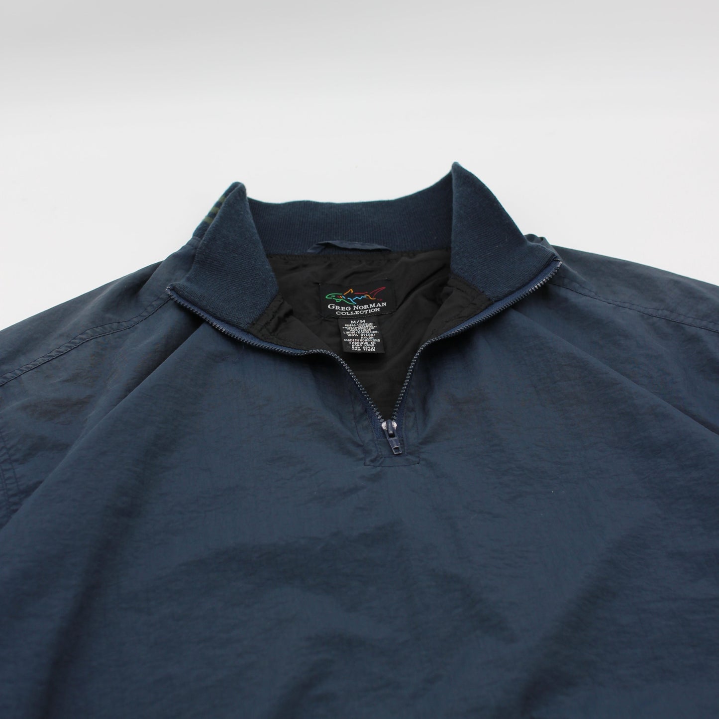 Greg Norman Navy Quarter Zip Windbreaker (M)
