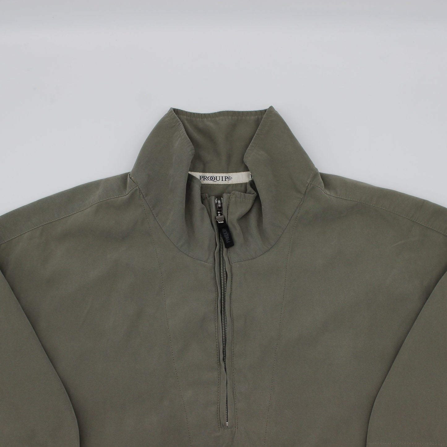 Pro-Quip Khaki Green Short Sleeved Windbreaker (M)