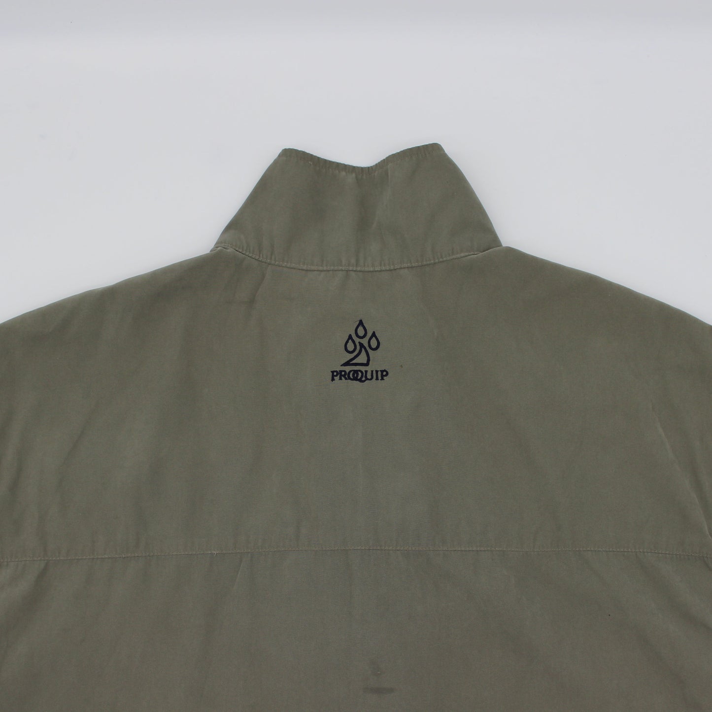 Pro-Quip Khaki Green Short Sleeved Windbreaker (M)