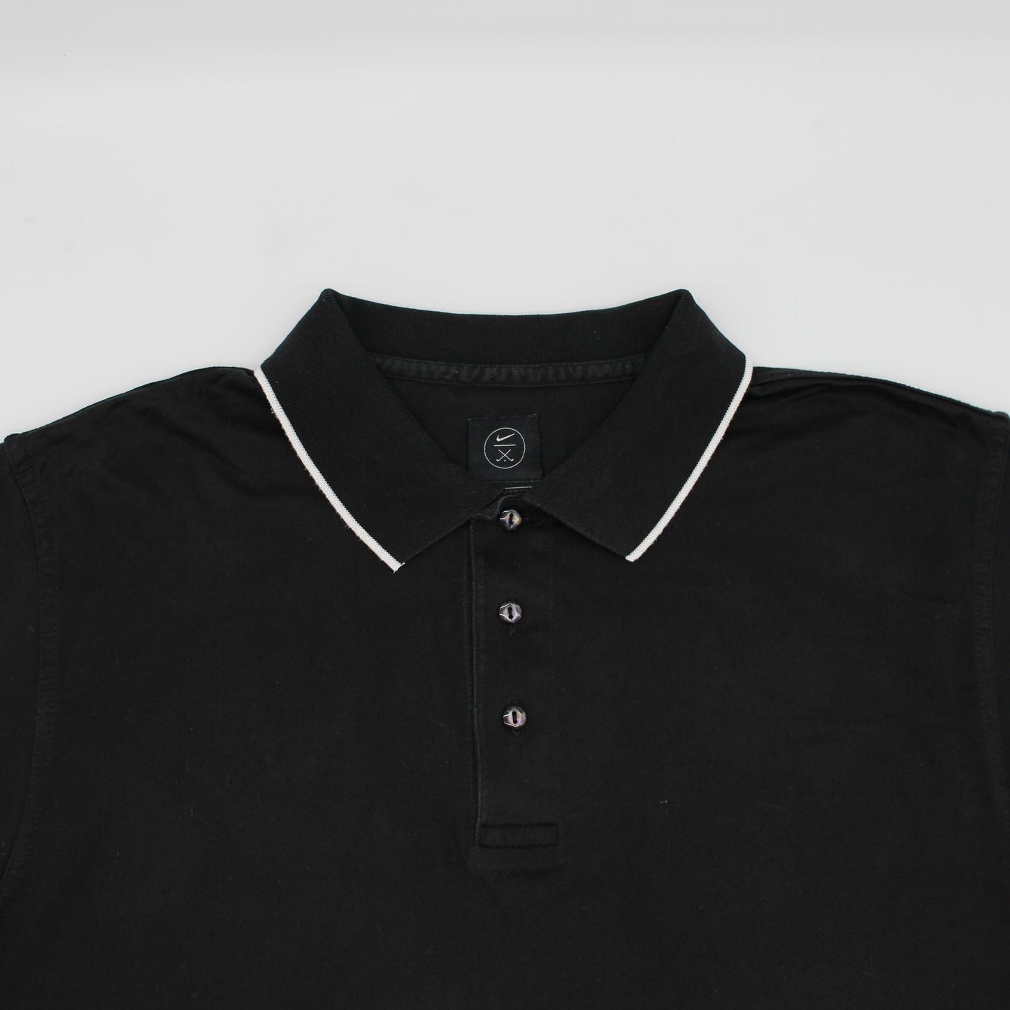 Nike Black/White Polo-Shirt (M)
