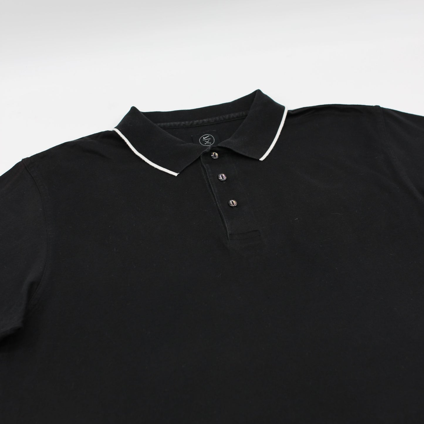 Nike Black/White Polo-Shirt (M)